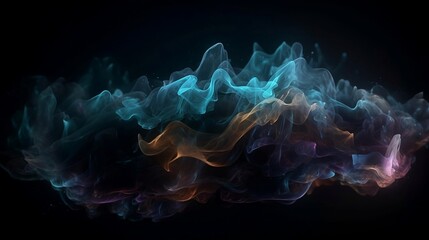 3d render. Abstract futuristic background