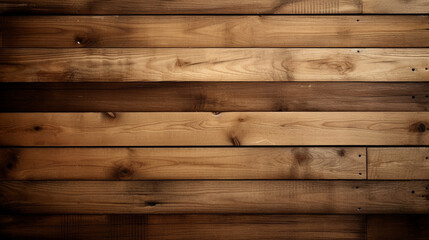 wooden wall with a dark brown background and the wood grain is visible. Generative Ai