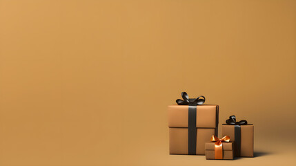 christmas gift box, gift box abstract background, beautiful gift background, minimalist style 