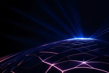 Modern Black Background Line Light Abstract 