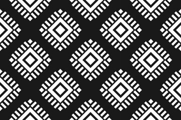 Fabric Aztec pattern background. Geometric ethnic seamless pattern traditional. American, Mexican style. Design for wallpaper, illustration, fabric, clothing, carpet, textile, batik, embroidery.
