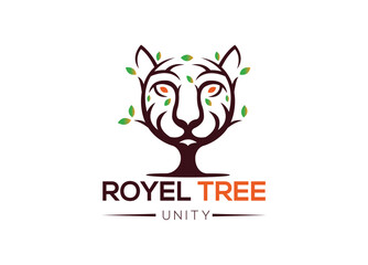 Royel Tree Luxury Logo template element symbol