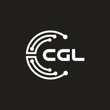 CGL letter technology logo design on black background. CGL creative initials letter IT logo concept. CGL letter design.	

