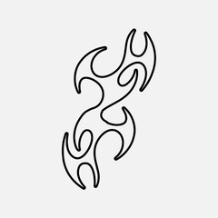 Obraz premium Old Flames New Look with Streetwear Objects Objects Vector Collection. A Modern and Eye Catching y2k flames.