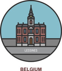 Lessines. Cities and towns in Belgium