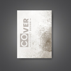 Cover template with watercolor background. Design for your cover, date, postcard, banner, logo.