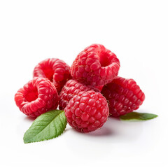 A bunch of raspberries