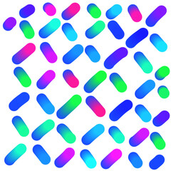 Flat background illustration, modern template, minimal curved design, geometric graphic element, place for text, modern abstract cover set, minimal cover design. Colorful geometric background, vector 