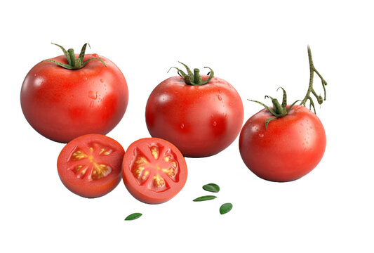 tomato isolated transparent background. PNG