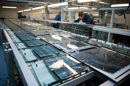production equipment panel industry technology energy engineering renewable manufacturing solar. 
