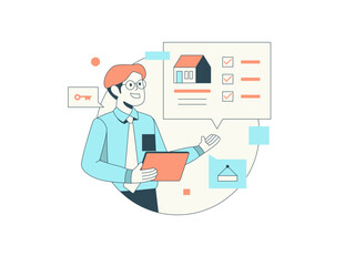 Real Estate Illustration Set 