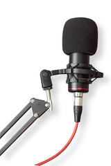 microphone on stand
