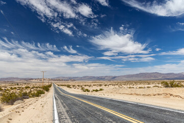 Perspective of a road