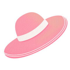 Pink Watercolor Sun hat.	