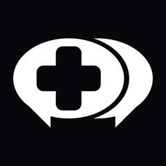 An icon design of medical chat
