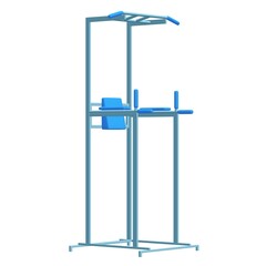 Pull up bar. Upper body workout, bodybuilding exercise.