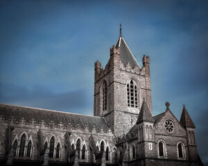 Fototapeta premium bell tower in St. Audoen's Church