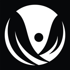 Creative Medical Chiropractic Concept Logo Design Template
