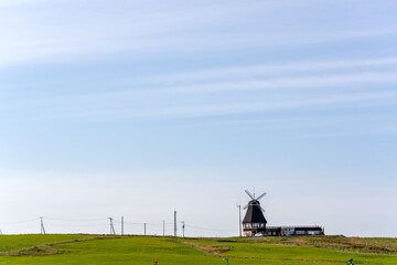 北海道　宗谷岬　風車