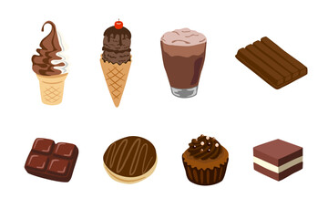 bundle of chocolate vector