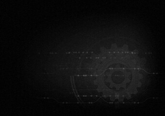 cog technology abstract background