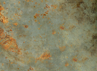 Old rusty metal texture. Grunge background wallpaper