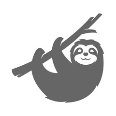 Sloth icon logo design