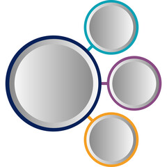 3D Circle Infographic