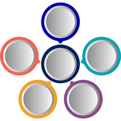 3D Circle Infographic