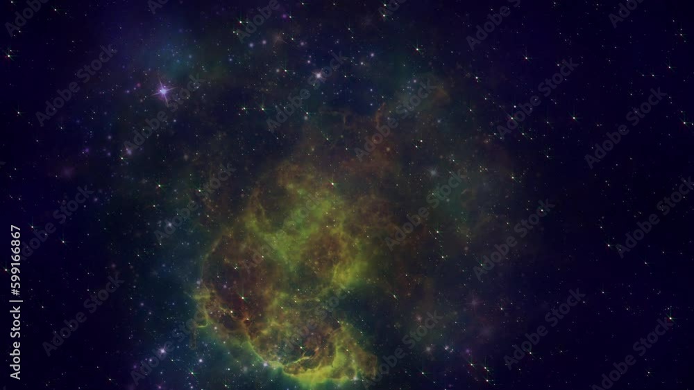 Wall mural nebula with universe space background.