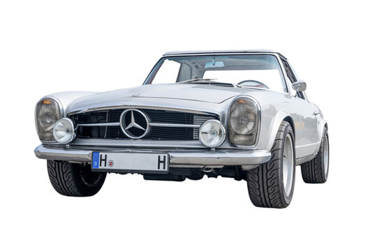 Mercedes Pagode freigestellt mit H Kennzeichen
