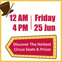 Discover hottest circus seats and prices, banner