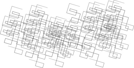 2d illustration Contour Topographic Line Pattern