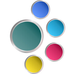 3D Circle Infographic 