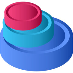 3D Circle Infographic 