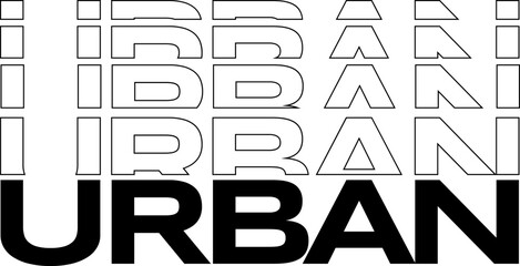 Typograpy Urban Fashion