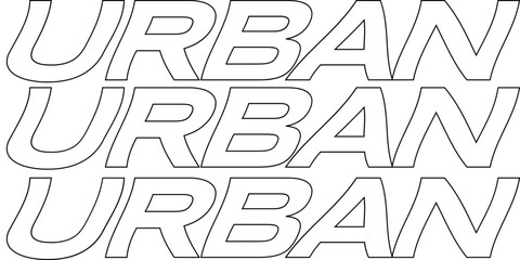 Typograpy Urban Fashion