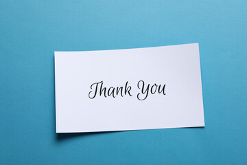 Words of gratitude, gratitude concept, text Thank you