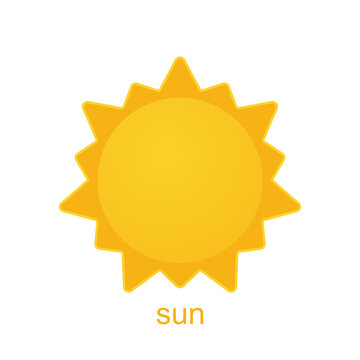 yellow sun icon design