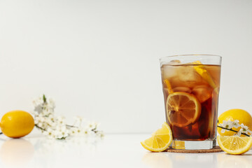 Ice tea - drink for refreshing in hot summer weather