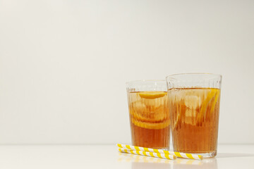 Ice tea - drink for refreshing in hot summer weather