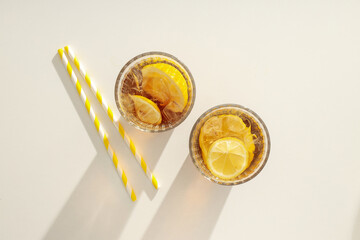 Ice tea - drink for refreshing in hot summer weather