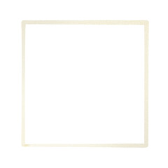 Obraz premium Gold square frame element with line border png. 