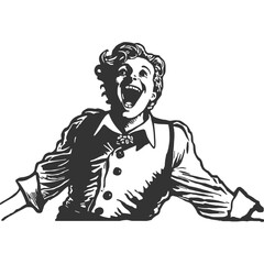 Odd Inventors Vintage Illustration Vector