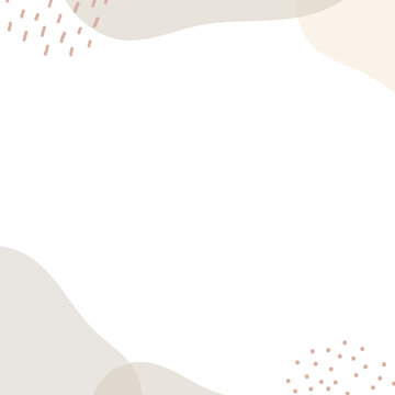 Abstract frame with freeform shape