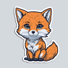 Cute Fox Vector