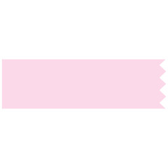 Pastel washi tape transparent