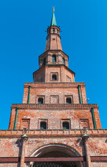 Fototapeta na wymiar Soyembika Tower, also called the Khans Mosque, Kazan