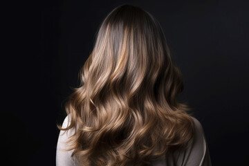 Fototapeta premium Balayage effect hair. Generative AI