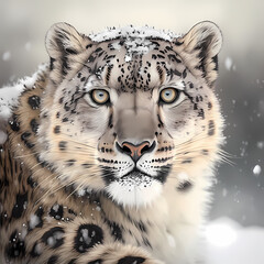 Snow Leopard. Generative AI